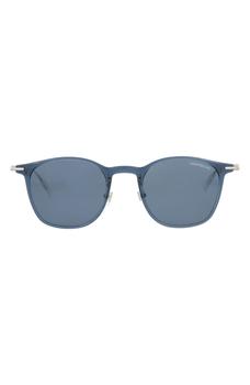 了解万宝龙眼镜, MontBlanc | 49mm Square Core Sunglasses商品图片 4折
