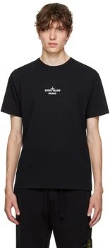 Stone Island | Black 'Archivio' T-Shirt,商家Ssense US,价格¥2000