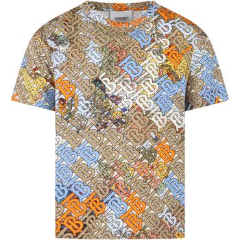 Burberry | Burberry Multicolor T-shirt For Boy With Logo商品图片,