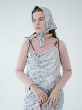商品LOOM LOOM | Ruched Slip Dress (Flower Line)(Grey),商家W Concept,价格¥1031图片