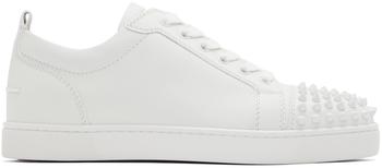 Christian Louboutin | White Louis Junior Spikes Sneakers商品图片,7.9折, 独家减免邮费
