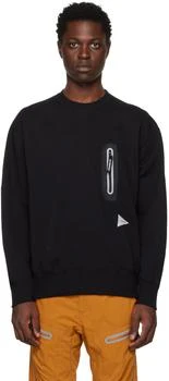 推荐Black Zip Pocket Sweatshirt商品