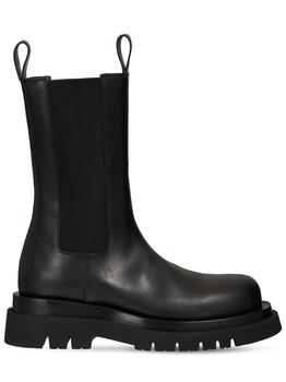 Bottega Veneta | 55mm Lug Leather Beatle Boots商品图片,