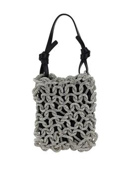 Staud | Staud Tini Crystal Knot Tote Bag商品图片,8.1折