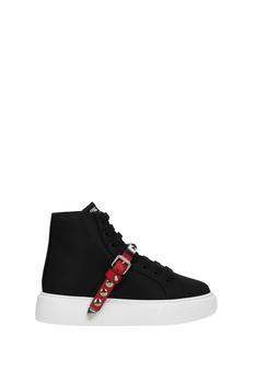 Prada | Sneakers Nylon Black Red商品图片 4.5折×额外8.5折, 额外八五折
