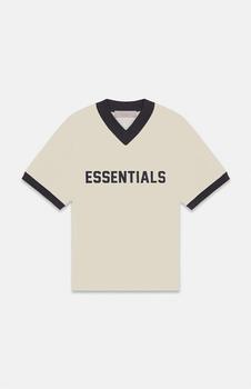 Essentials | Wheat V-Neck T-Shirt商品图片,4.2折
