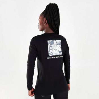 The North Face | Women's The North Face NSE Camo Logo Long-Sleeve T-Shirt商品图片,6.2折, 满$100减$10, 满减