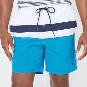 Nautica | Nautica Mens 8" Colorblock Quick-Dry Swim 3折