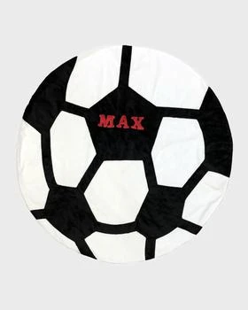 Boogie Baby | Personalized Soccer Ball Blanket,商家Neiman Marcus,价格¥1419