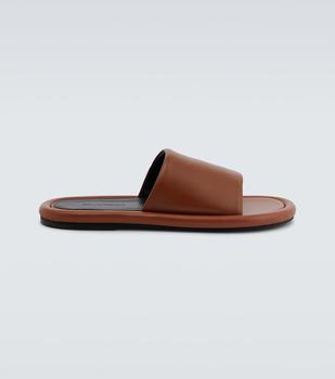 推荐Leather flat sandals商品