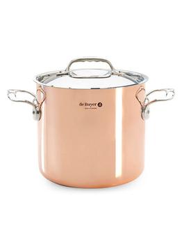 商品De Buyer | Prima Matera 8'' Copper Stock Pot,商家Saks Fifth Avenue,价格¥5253图片