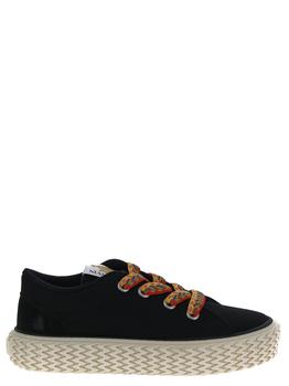 浪凡男鞋, Lanvin | Cotton Canvas Curbies Sneakers商品图片 