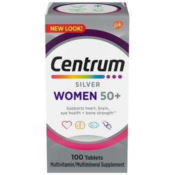 商品Centrum | 银装女性复合维生素 适用年龄50+,商家Walgreens,价格¥85图片
