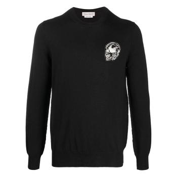 亚历山大·王鞋子, Alexander McQueen | ALEXANDER MCQUEEN 亚历山大·麦昆 男士黑色针织衫/毛衣 632872-Q1XAP-1192商品图片 独家减免邮费