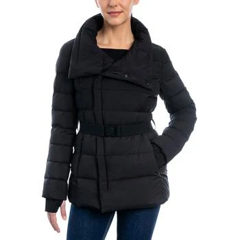 Michael Kors | Women's Stretch Asymmetrical Belted Down Puffer Coat,商家Macy's,价格¥1041
