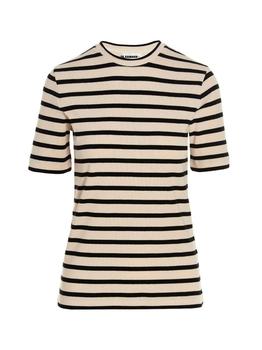 商品Jil Sander | Jil Sander+ Striped Crewneck T-Shirt,商家Cettire,价格¥1686图片