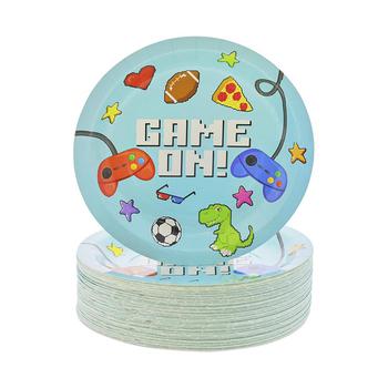 商品Blue Panda | Video Game Paper Plates for Kids Birthday Party (9 Inches, 80 Pack),商家Macy's,价格¥163图片