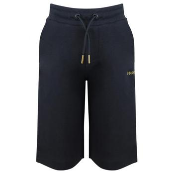 商品Navy & Gold Logo Bermuda Shorts,商家Designer Childrenswear,价格¥257图片