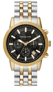 Michael Kors | Hutton Chronograph Quartz Black Dial Men's Watch MK8954 5.3折, 满$75减$5, 满减