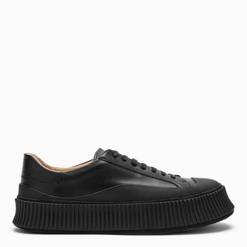 Jil Sander | Leather sneakers with an oversized sole商品图片,
