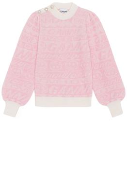 Ganni | Pink jumper with buttons商品图片,7.9折