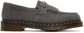 Dr. Martens | Gray Adrian Snaffle Loafers 