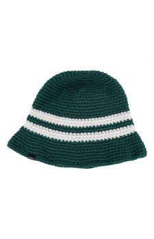 推荐Knitted Bucket Hat - Green商品