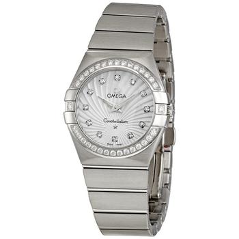 欧米茄星座怎么样, [二手商品] Omega | Pre-owned Omega Constellation Diamond Mother of Pearl Dial Ladies Watch 123.15.27.60.55.002商品图片 4.3折