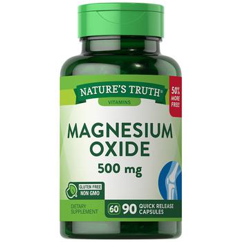 商品Nature's Truth | Magnesium Oxide 500 mg,商家Walgreens,价格¥71图片