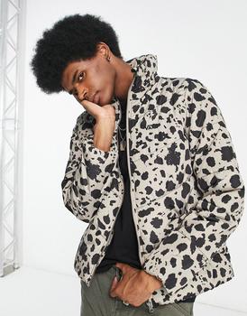 Vans | Vans Foundry print puffer jacket in black and beige商品图片,