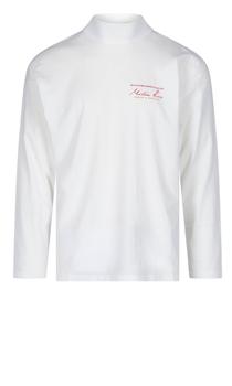 推荐Martine Rose Logo Printed Mock Neck T-Shirt商品