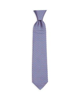 菲拉格慕经典款, Salvatore Ferragamo | Talisman Print Silk Classic Tie商品图片 额外7.5折, 额外七五折