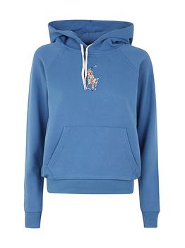 美国拉夫劳伦毛衣, Ralph Lauren | Polo Ralph Lauren Logo Embroidered Drawstring Hoodie商品图片 7.6折