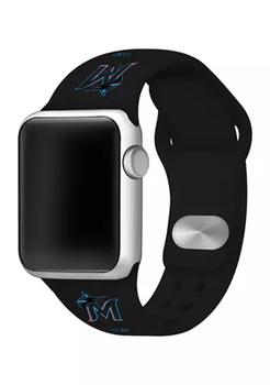 推荐MLB Miami Marlins Silicone Apple Watch Band商品