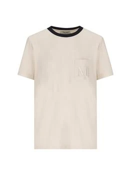 Max Mara | 'S Max Mara Logo Embroidered Crewneck T-Shirt 