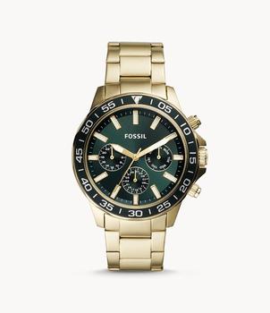 推荐Fossil Men's Bannon Multifunction, Gold-Tone Stainless Steel Watch商品
