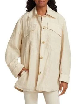 Vince | Textured Padded Shirt Jacket,商家Saks OFF 5TH,价格¥846