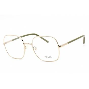 Prada | Prada Women's Eyeglasses - Full Rim Square Pale Gold Metal Frame | 0PR 56WV ZVN1O1,商家My Gift Stop,价格¥790