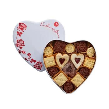 Cookies Con Amore | Assorted Gourmet Italian Cookies White Heart Tin,商家Macy's,价格¥343