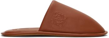 Loewe | Brown Logo Slippers商品图片,独家减免邮费