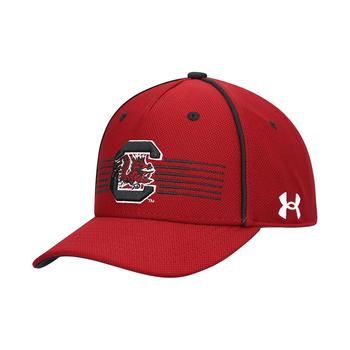 Under Armour | Youth Boys Garnet South Carolina Gamecocks Blitzing Accent Performance Adjustable Hat商品图片,