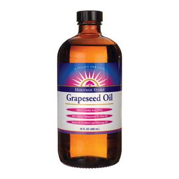 推荐Heritage Grapeseed Oil 100% Pure Expeller Pressed Massage Oil, 16 Oz商品