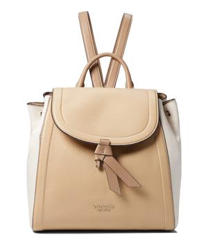 Kate Spade, Kate Spade | Knott Color-Blocked Pebbled Leather Medium Flap Backpack商品图片 4.8折
