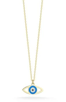 Ember Fine Jewelry | 14K Gold Evil Eye Pendant Necklace,商家Nordstrom Rack,价格¥2026
