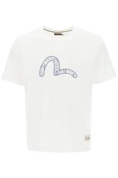 Evisu | Evisu graffiti daruma print t-shirt 6.6折, 独家减免邮费