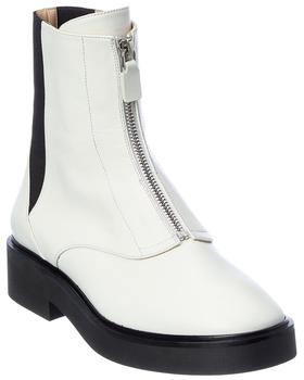 Stuart Weitzman | Stuart Weitzman Lodge Zip Leather Bootie商品图片,3.6折