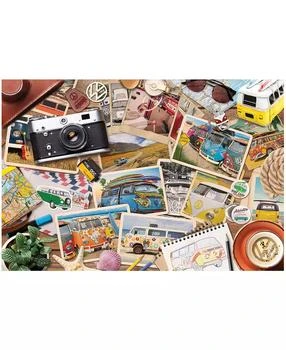 University Games | Eurographics Incorporated Volkswagen Road Trips Collectible Bus-Shaped Tin Puzzle, 550 Pieces,商家Macy's,价格¥180