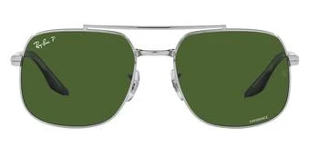 Ray-Ban | Dark Green Square Unisex Sunglasses RB3699 003/P1 59 5.7折, 满$200减$10, 满减