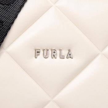 FURLA 女士象牙白色绗缝皮革单肩包 WB00335-BX0186-Q8000 product img