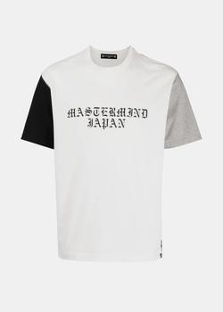 推荐mastermind JAPAN White Colorblock T-Shirt商品